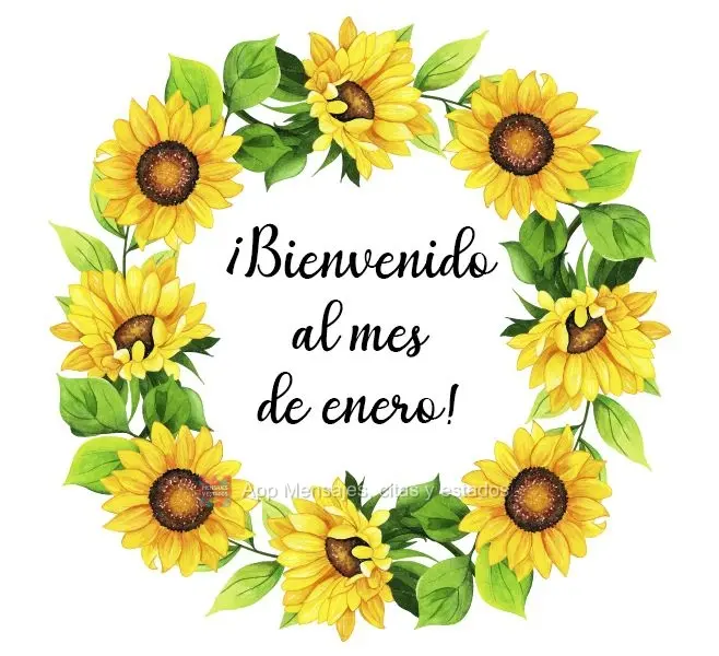 ¡Bienvenido al mes de enero!