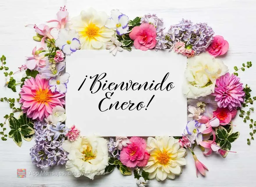 ¡Bienvenido enero!