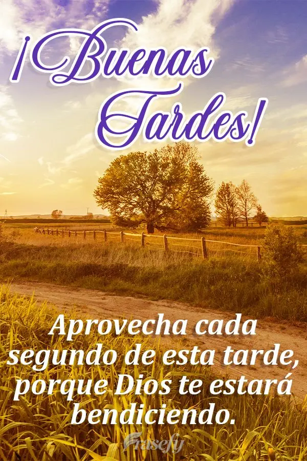 Aproveite cada segundo desta tarde, pois Deus estará te abençoando! Boa tarde! 