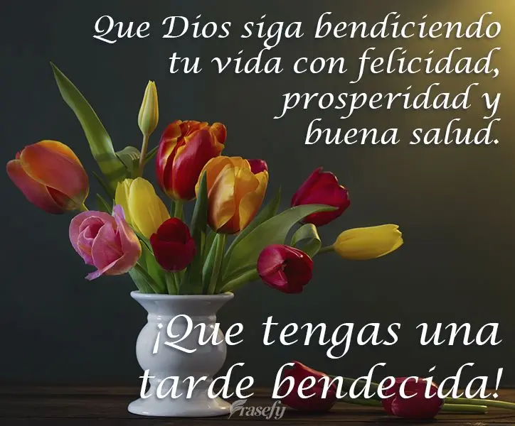 Desejo que Deus continue a abençoar sua vida com felicidade, prosperidade e boa saúde. 
 Tenha uma tarde abençoada!