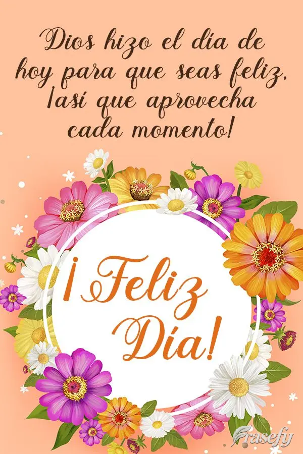 Deus fez o dia de hoje pra você ser feliz, aproveite cada momento do seu dia! Bom dia! 