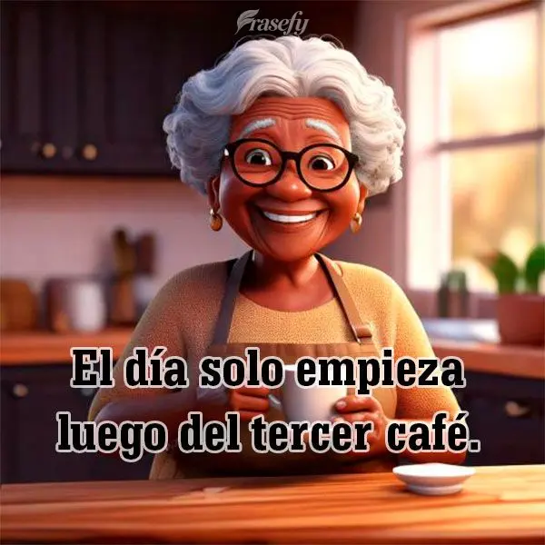 O dia só começa depois do terceiro café.