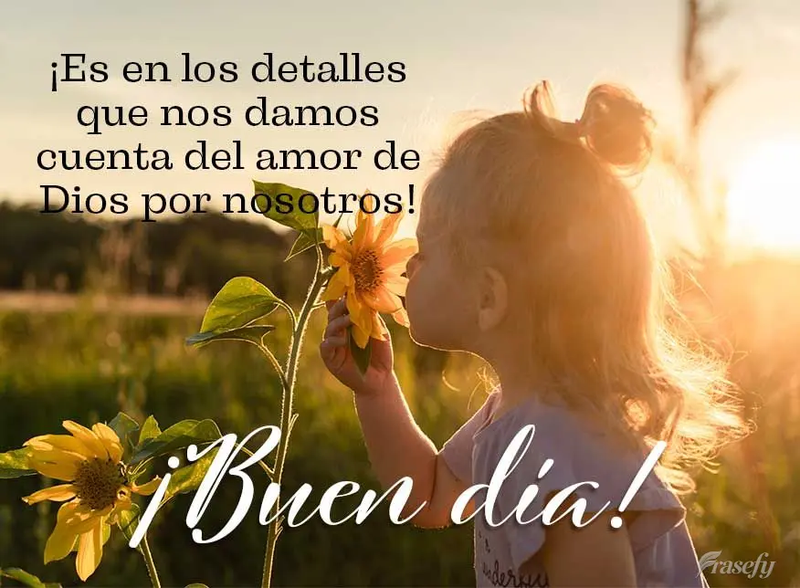 É nos detalhes que percebemos o amor de Deus por nós!  Bom dia!