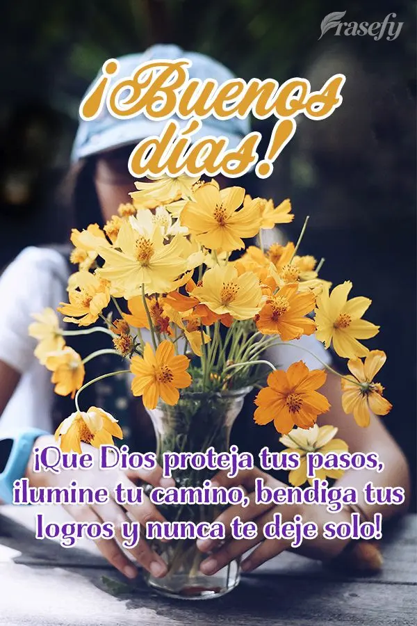 Que Deus proteja seus passos, ilumine seu caminho, abençoe suas conquistas e nunca te deixe sozinho! Bom dia!