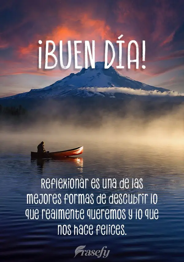 Refletir é uma das melhores maneiras de descobrirmos o que realmente queremos e o que nos faz feliz. Bom dia!