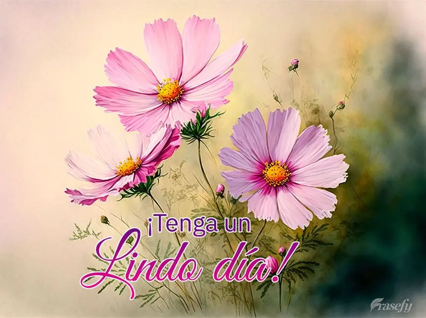 ¡Tenga un lindo día!