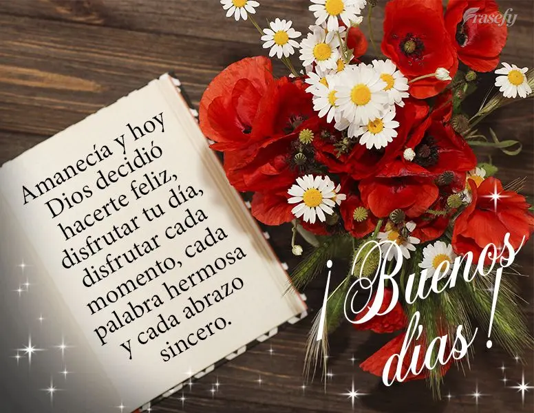 Amanecía y hoy Dios decidió hacerte feliz, disfrutar tu día, disfrutar cada momento, cada palabra hermosa y cada abrazo sincero. ¡Buenos días!