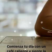 Comienza tu día con un café caliente y siente la energía para afrontar cualquier reto que se presente. ¡Buenos días!