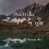 ¡Gracias por este hermoso día! ¡Buen día!