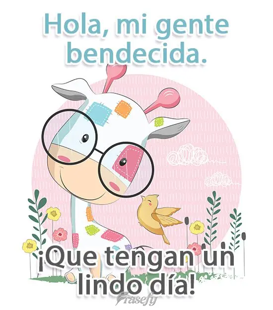 Hola, mi gente bendecida. ¡Que tengan un lindo día!