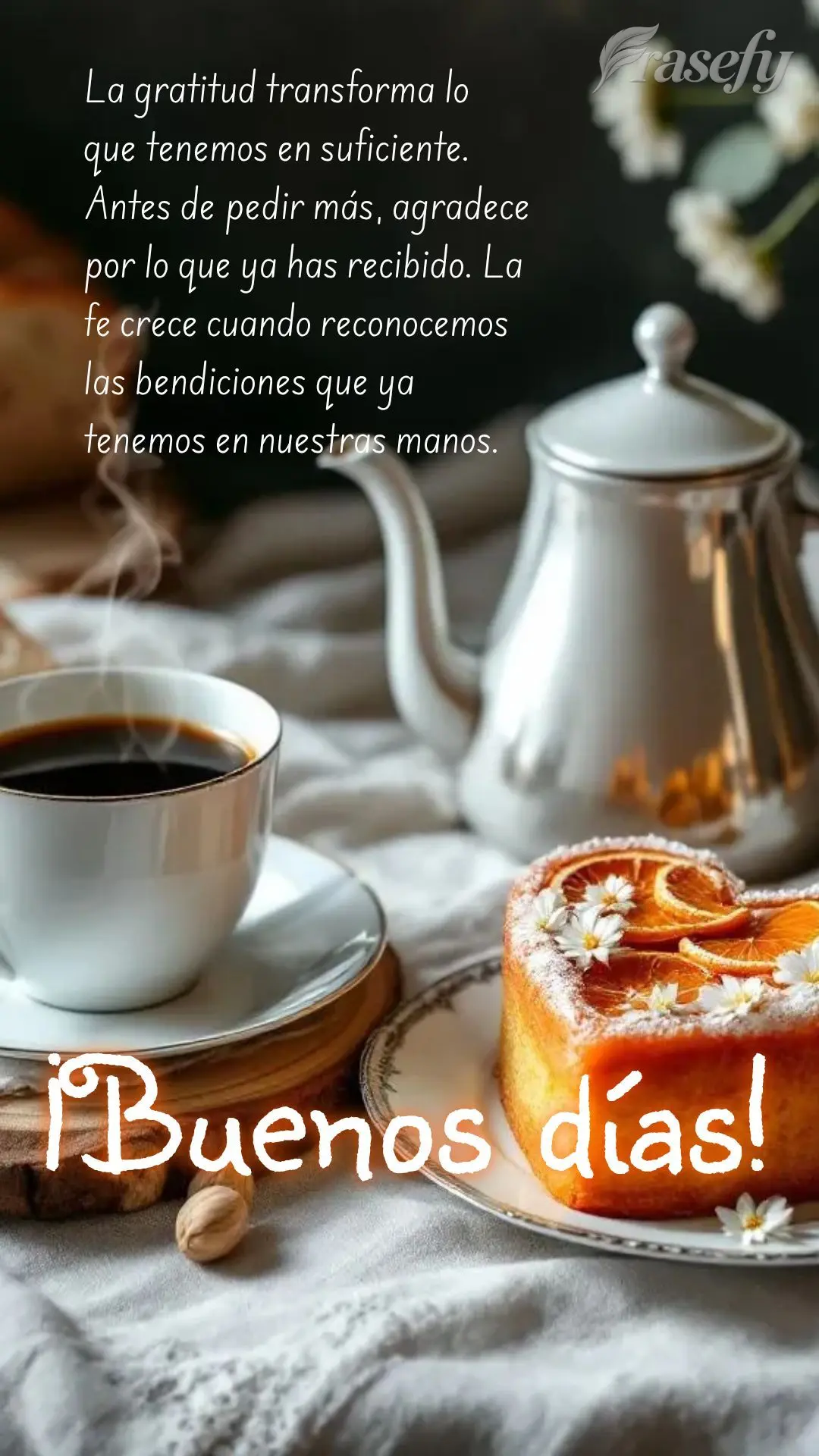 La gratitud transforma lo que tenemos en suficiente. Antes de pedir más, agradece por lo que ya has recibido. La fe crece cuando reconocemos las bendici...