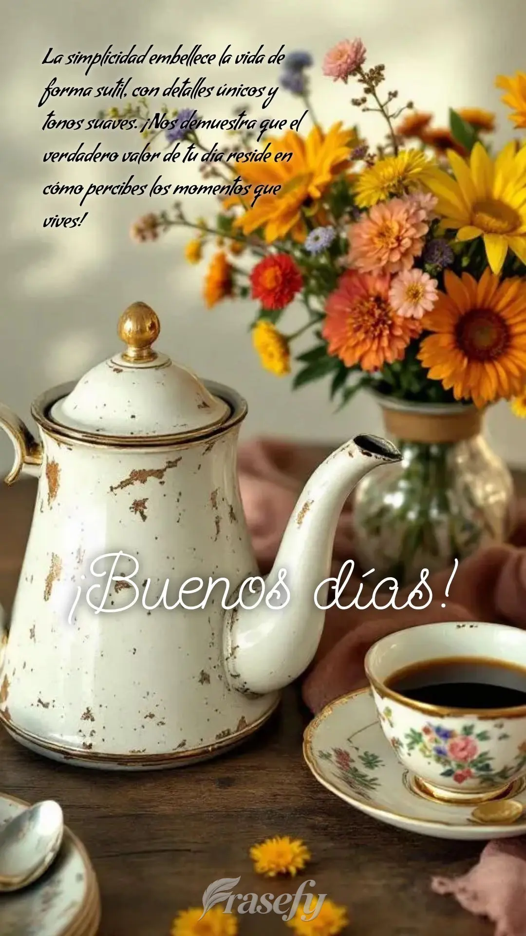 La simplicidad embellece la vida de forma sutil, con detalles únicos y tonos suaves. ¡Nos demuestra que el verdadero valor de tu día reside en cómo p...