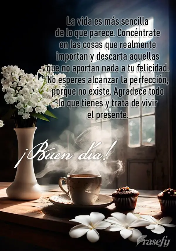 La vida es más sencilla de lo que parece. Concéntrate en las cosas que realmente importan y descarta aquellas que no aportan nada a tu felicidad. No es...