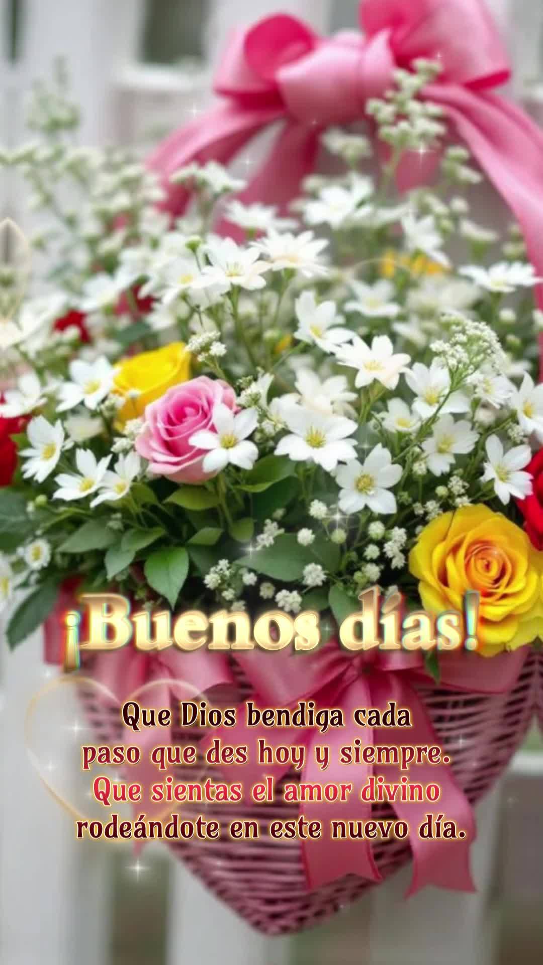 Que Dios bendiga cada paso que des hoy y siempre. Que sientas el amor divino rodeándote en este nuevo día. ¡Buenos días!