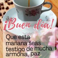 Que esta mañana seas testigo de mucha armonía, paz y todo el amor que cabe en tu corazón. ¡Buen día!