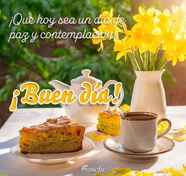 ¡Que hoy sea un día de paz y contemplación! ¡Buen día!