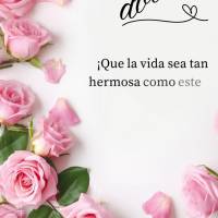 ¡Que la vida sea tan hermosa como este hermoso mensaje que les comparto! ¡Tenga un buen día!