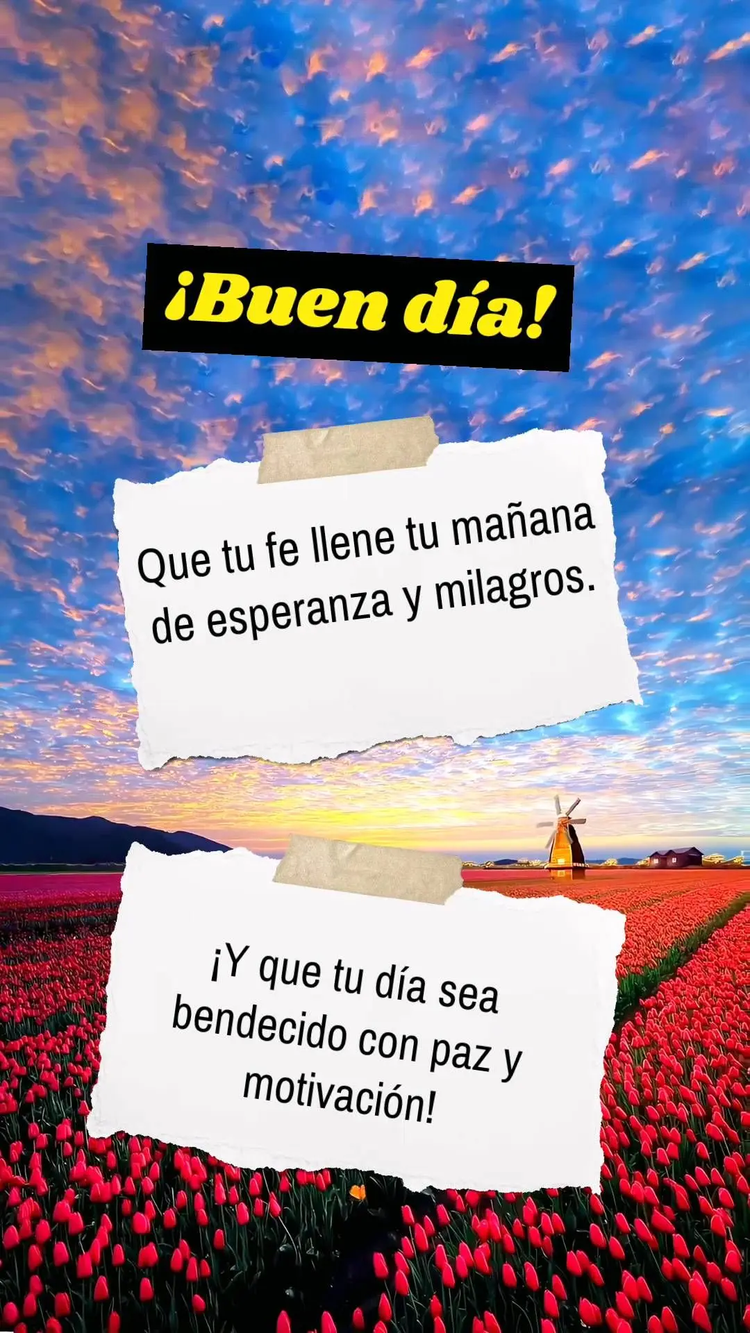 Que tu fe llene tu mañana de esperanza y milagros. ¡Y que tu día sea bendecido con paz y motivación! ¡Buen día!