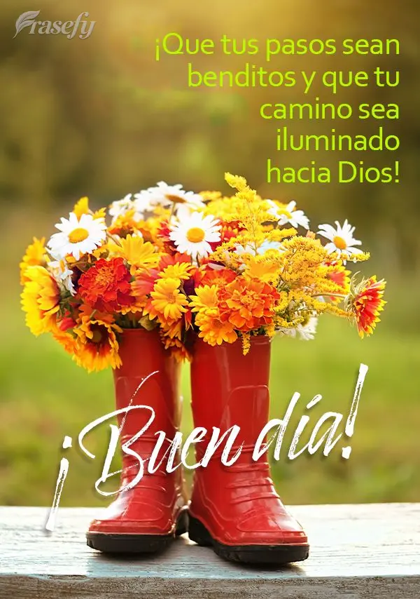 ¡Que tus pasos sean benditos y que tu camino sea iluminado hacia Dios! ¡Buen día!