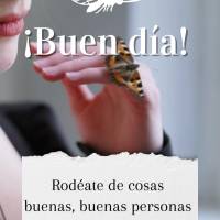 ¡Rodéate de cosas buenas, de buenas personas y verdaderos amigos, estas bendiciones son regalos de Dios! ¡Buen día!