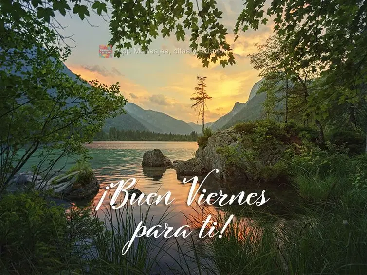 ¡Buen viernes para ti!