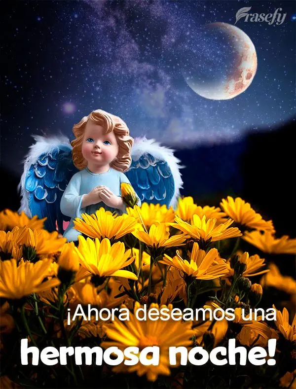 ¡Ahora deseamos una hermosa noche!