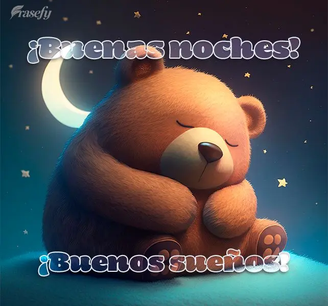 ¡Buenas noches! ¡Buenos sueños!