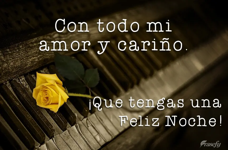 Con todo mi amor y cariño. ¡Que tengas una feliz noche!