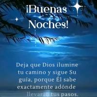 Deja que Dios ilumine tu camino y sigue Su guía, porque Él sabe exactamente adónde te llevarán tus pasos. ¡Buenas noches!