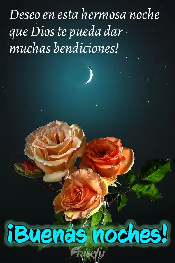 Deseo en esta hermosa noche que Dios te pueda dar muchas bendiciones! ¡Buenas noches!