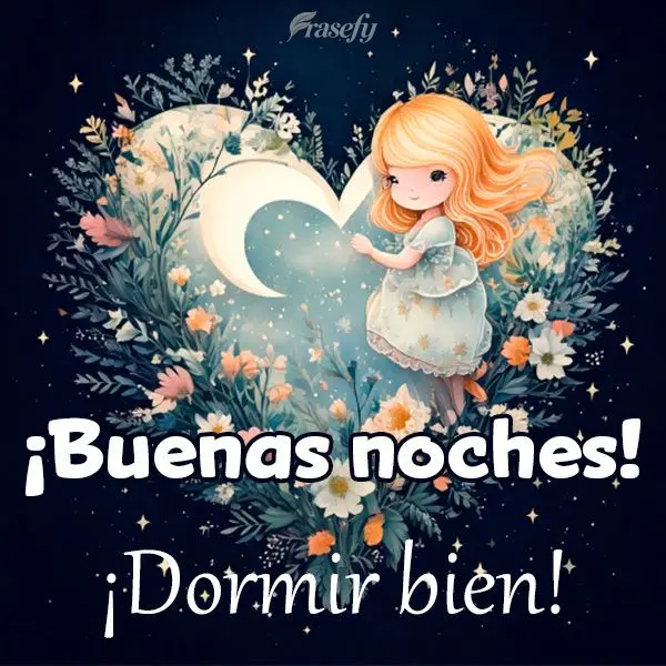 ¡Buenas noches! ¡Dormir bien!