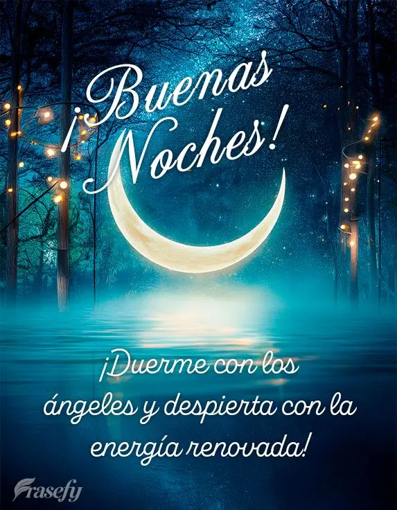 ¡Duerme con los ángeles y despierta con la energía renovada! ¡Buenas noches!