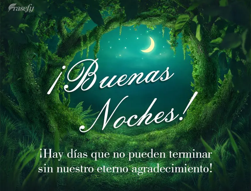 ¡Hay días que no pueden terminar sin nuestro eterno agradecimiento! ¡Buenas noches!