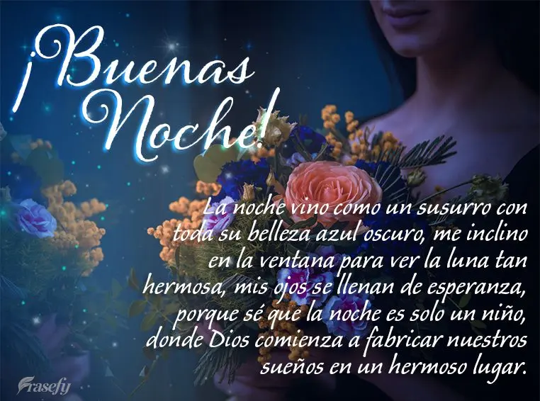 La noche vino como un susurro con toda su belleza azul oscuro, me inclino en la ventana para ver la luna tan hermosa, mis ojos se llenan de esperanza, po...