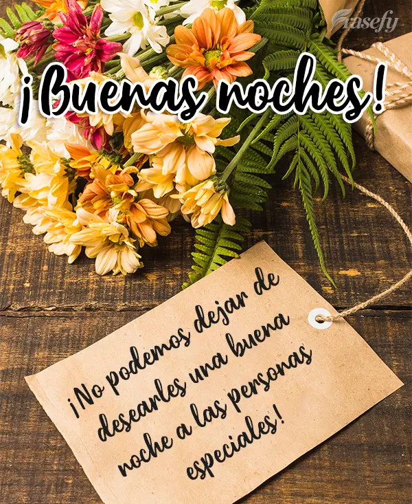 ¡No podemos dejar de desearles una buena noche a las personas especiales! ¡Buenas noches!