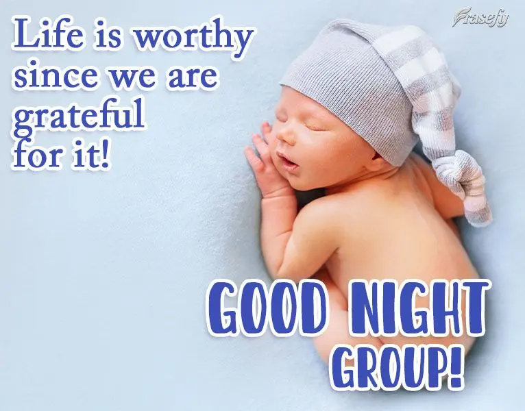 ¡Porque ser feliz es difundir la felicidad! ¡Buenas noches, grupo!