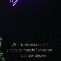 ¡Priorízate esta noche y nada te impedirá alcanzar la paz que deseas! ¡Buenas noches!