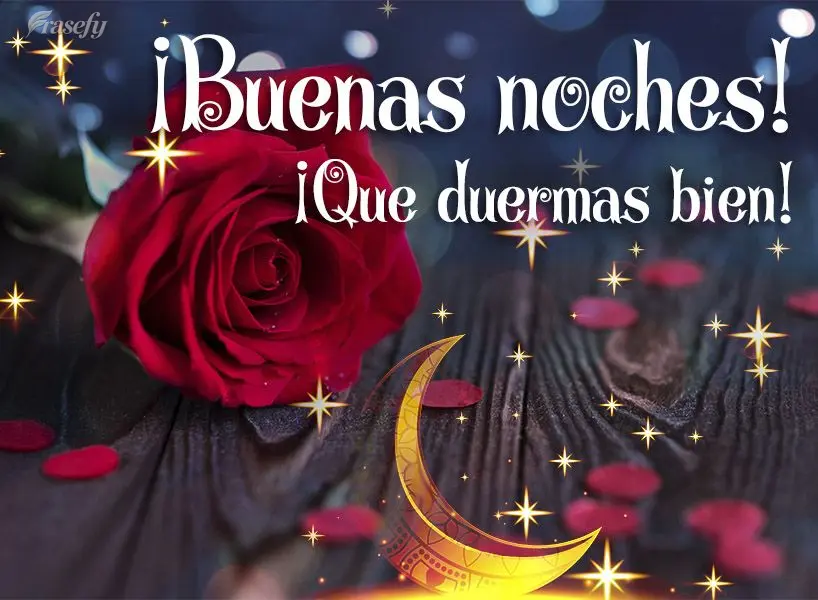¡Buenas noches! ¡Que duermas bien!