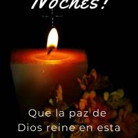Que la paz de Dios reine en esta bendita noche, y que sus ángeles te cuiden con cariño. ¡Buenas noches!