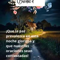 ¡Que la paz prevalezca en esta noche gloriosa y que nuestras oraciones sean contestadas! ¡Buenas noches!