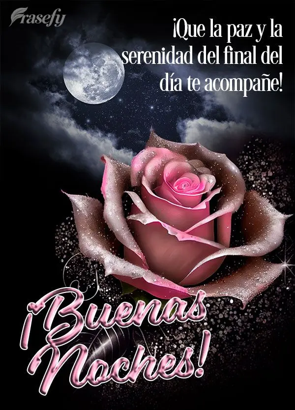 ¡Que la paz y la serenidad del final del día te acompañe! ¡Buenas noches!