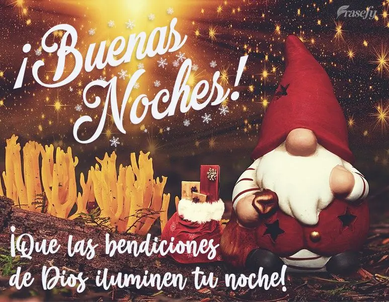 ¡Que las bendiciones de Dios iluminen tu noche! ¡Buenas noches!