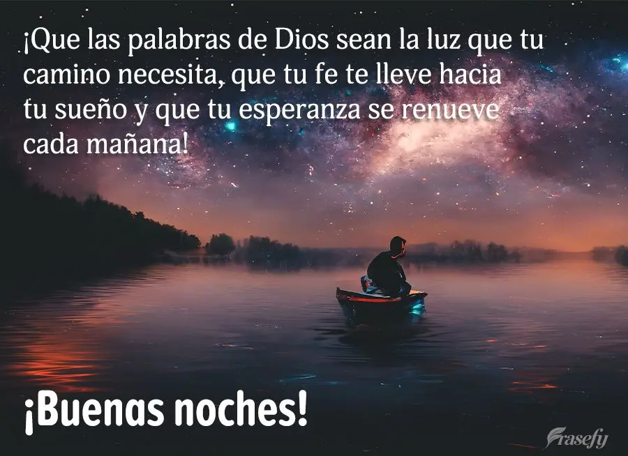 ¡Que las palabras de Dios sean la luz que tu camino necesita, que tu fe te lleve hacia tu sueño y que tu esperanza se renueve cada mañana! ¡Buenas no...