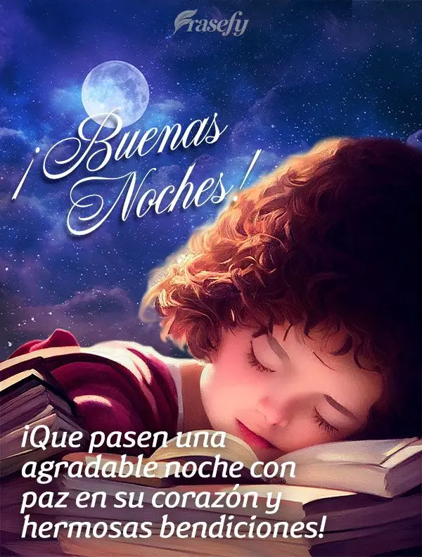 ¡Que pasen una agradable noche con paz en su corazón y hermosas bendiciones! ¡Buenas noches!