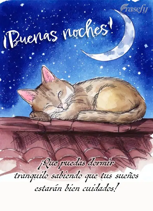 ¡Que puedas dormir tranquilo sabiendo que tus sueños estarán bien cuidados! ¡Buenas noches!