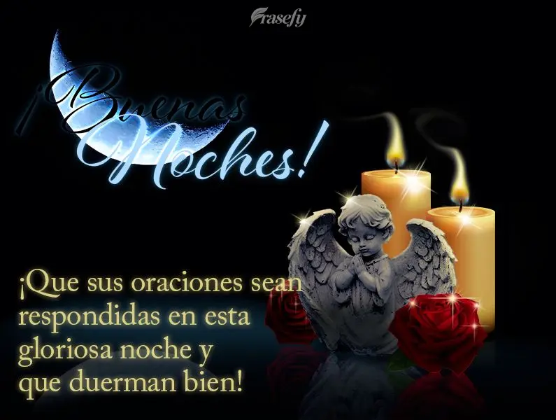 ¡Que sus oraciones sean respondidas en esta gloriosa noche y que duerman bien! ¡Buenas noches!