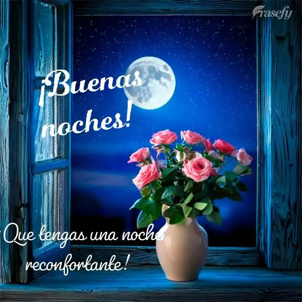 ¡Que tengas una noche reconfortante! ¡Buenas noches!