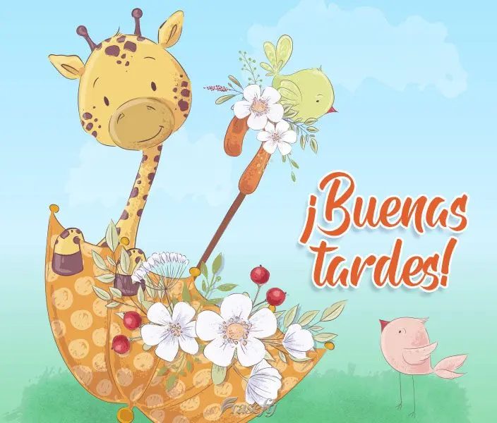 ¡Buenas tardes!
