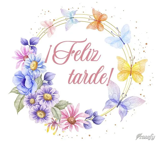 ¡Buenas tardes!