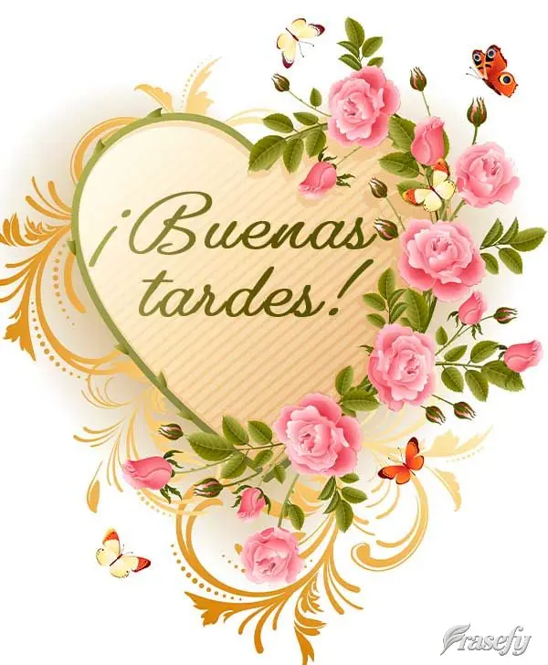 ¡Buenas tardes!